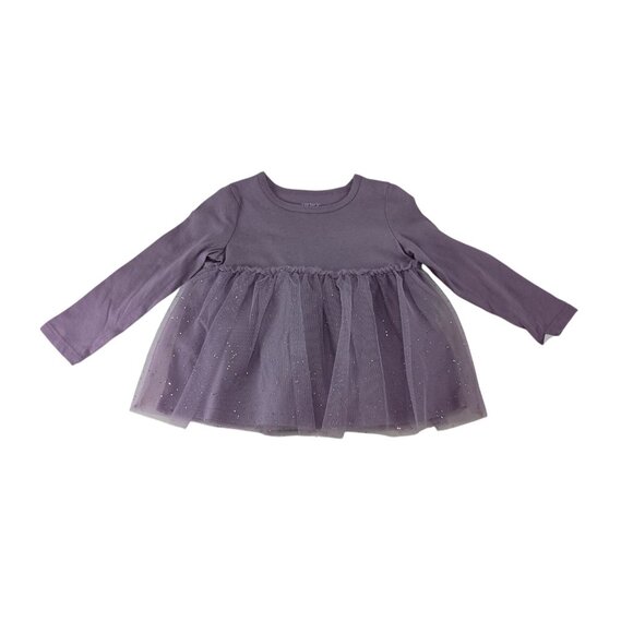 Carter's 2-Piece Halloween Outfit Set Sz.12M Purple Top And Halloween Leggings - Picture 5 of 8